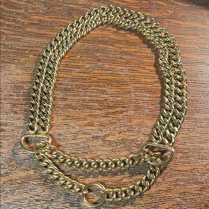 KINGOLDOGS Gold Dog Collar Chain Stainless Steel 19K   Cuban Link